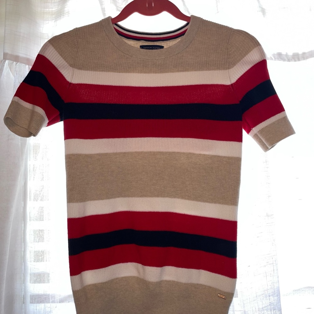 Tommy Hilfiger Knit Short Sleeve Sweater